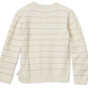 Madden Girl Big Girls Round Neck Long Sleeve Pullover Sweater